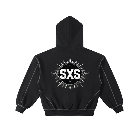 SXS Iron halo Zip Hoodie