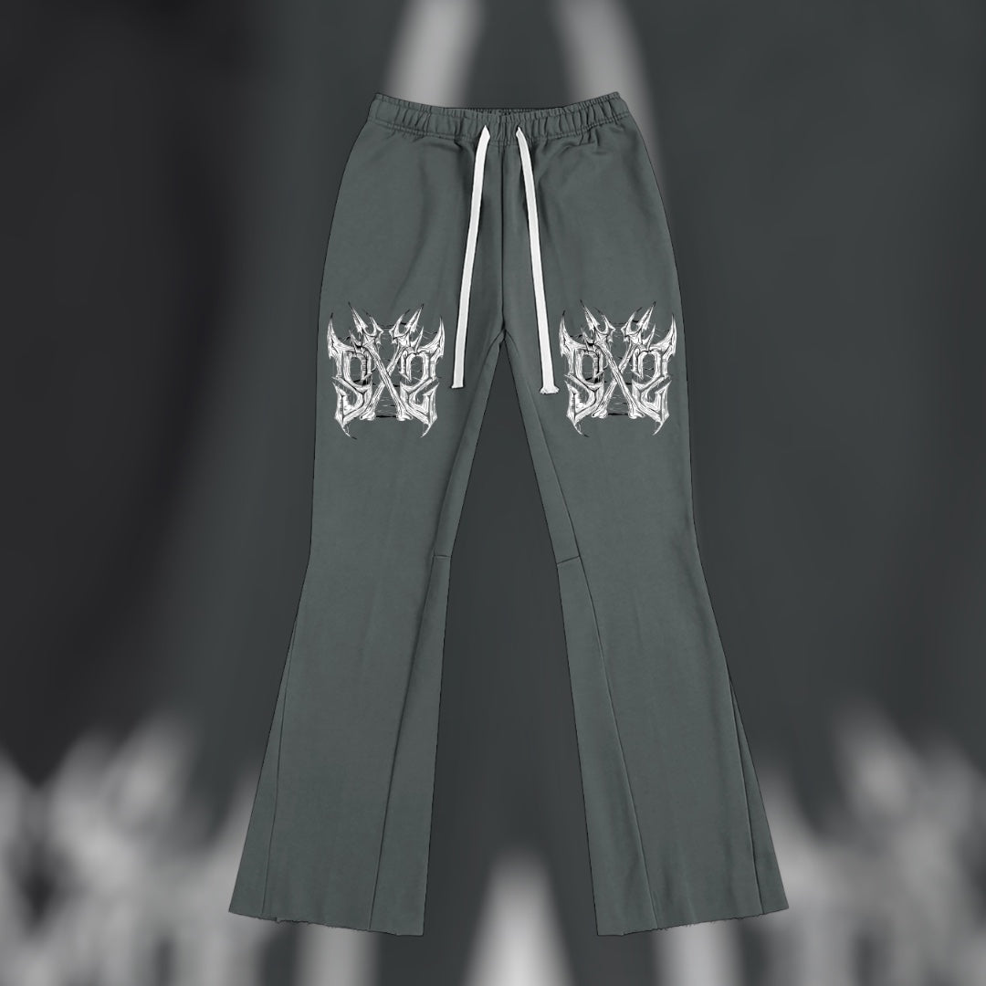 SXS Bones Logo Flared Sweatpants
