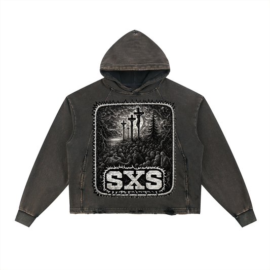 SXS Cross Hill Grunge Hoodie