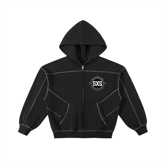 SXS Iron halo  Zip Hoodie