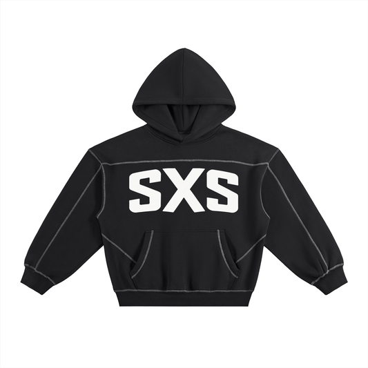 SXS Contrast-Stitched Hoodie