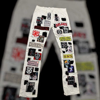 SXS Custom Patchwork Jeans