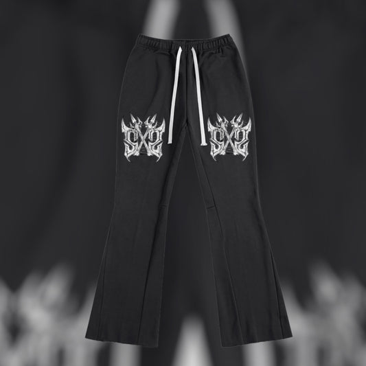 SXS Bones Logo Flared Sweatpants