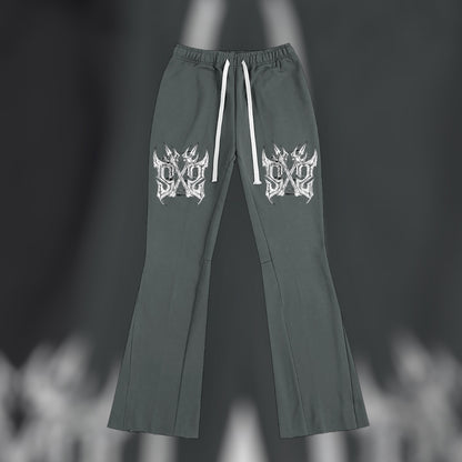 SXS Bones Logo Flared Sweatpants