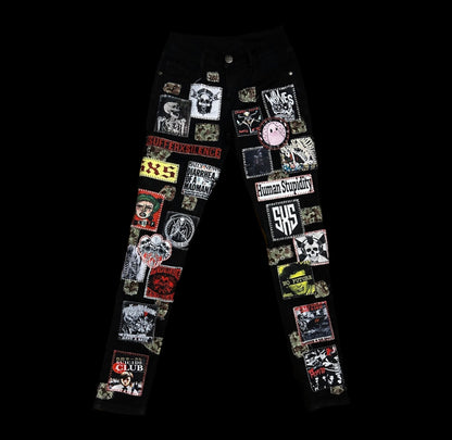 SXS Custom Patchwork Jeans