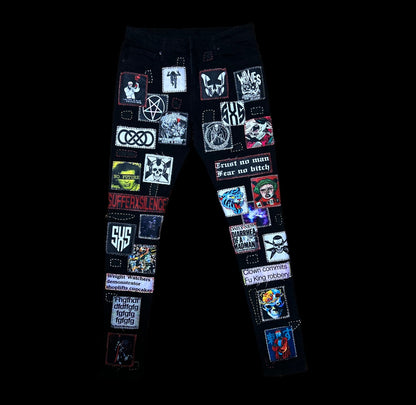 SXS Custom Patchwork Jeans